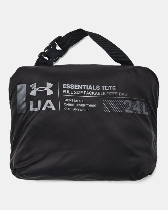 Women's UA Essentials Packable Tote in Black image number 3